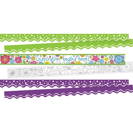Barker Creek Motivational Double-Sided Trim Set, 3 designs, 38/set 4029